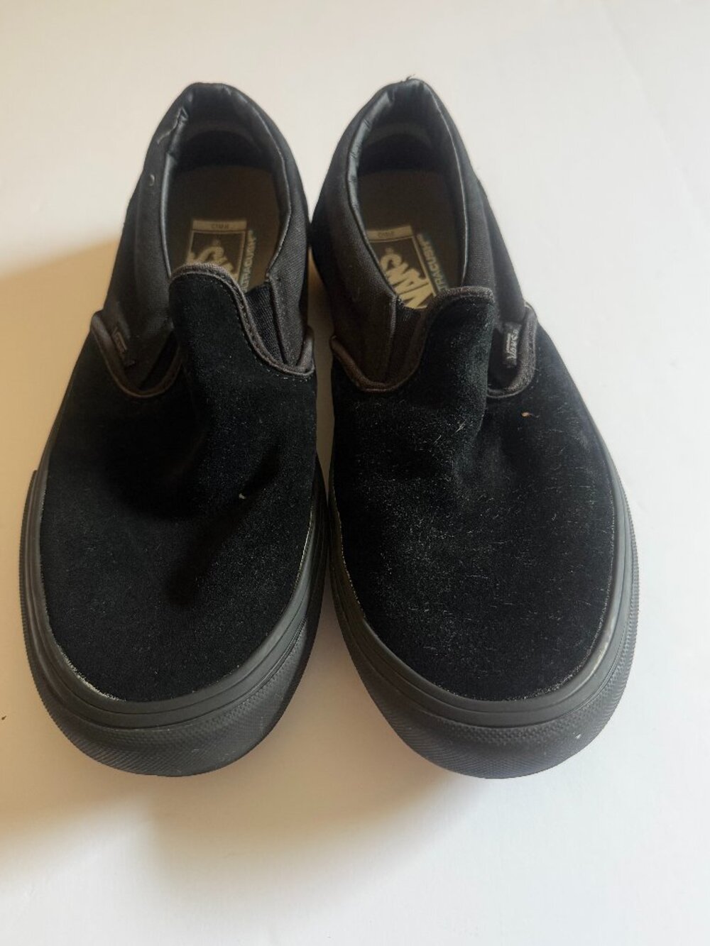 Vans Skate Slip-On Suede Black M 10 1/2